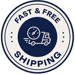 Fast and free shipping