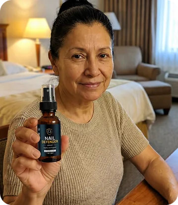 Lucia, Nail Defender customer